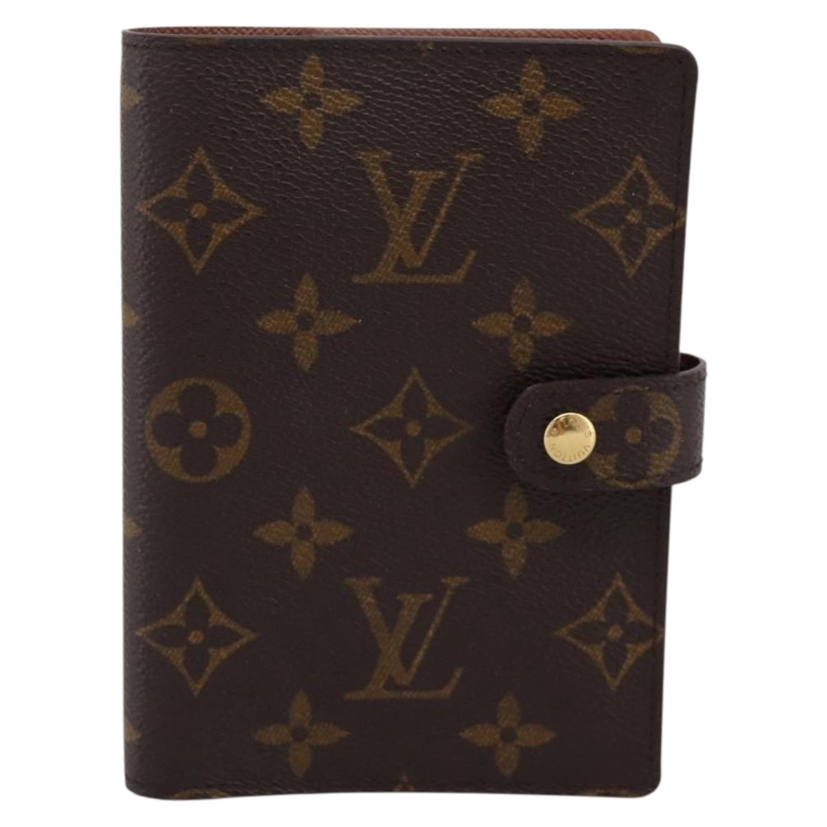 LOUIS VUITTON Monogram Agenda PM Day Planner Cover R20005 LV Auth BA15259A