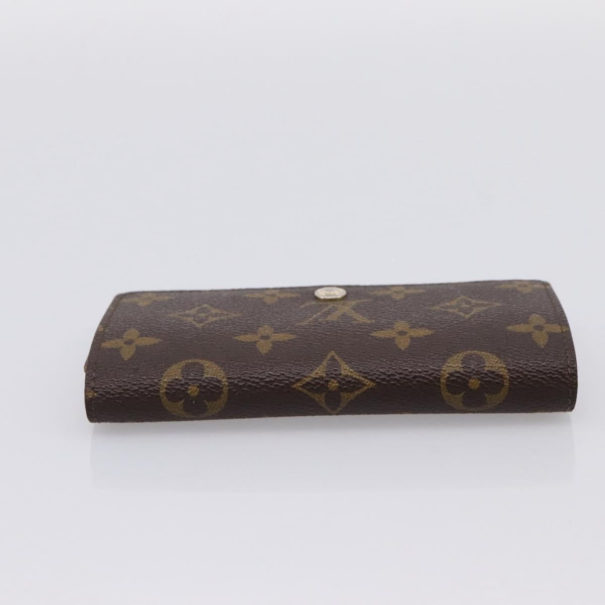 LOUIS VUITTON Monogram Porte Monnaie Billets Tresor Wallet M61730 Auth BA15260