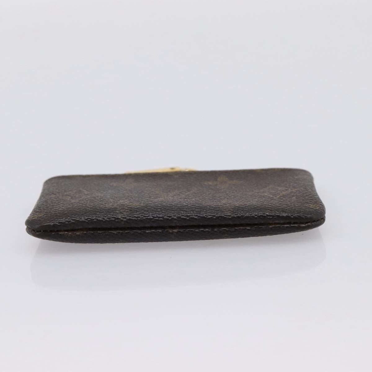 LOUIS VUITTON Monogram Pochette Cles Coin Purse M60033 LV Auth BA15261