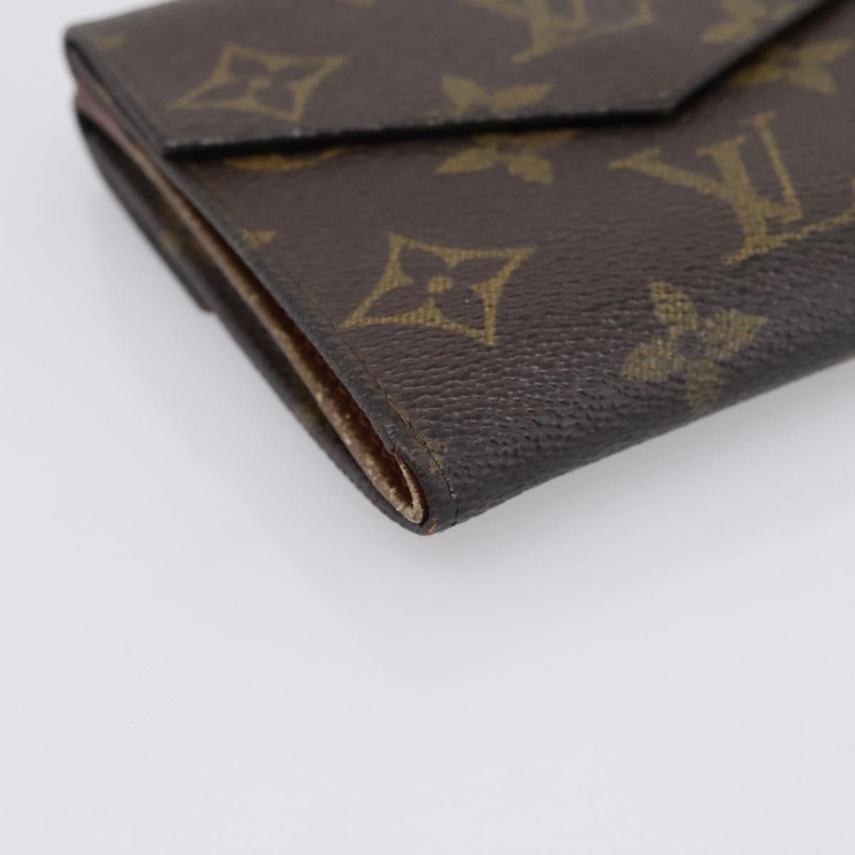 LOUIS VUITTON Monogram Porte Monnaie Bier Cartes Crdit M61660 LV Auth BA15264