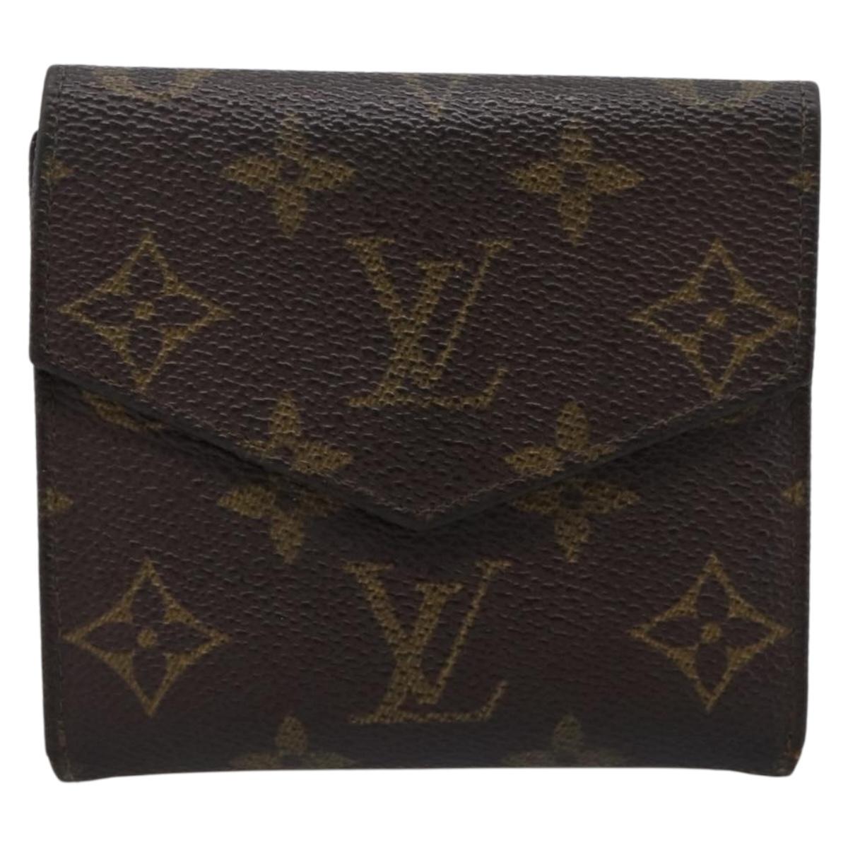 LOUIS VUITTON Monogram Porte Monnaie Bier Cartes Crdit M61660 LV Auth BA15264