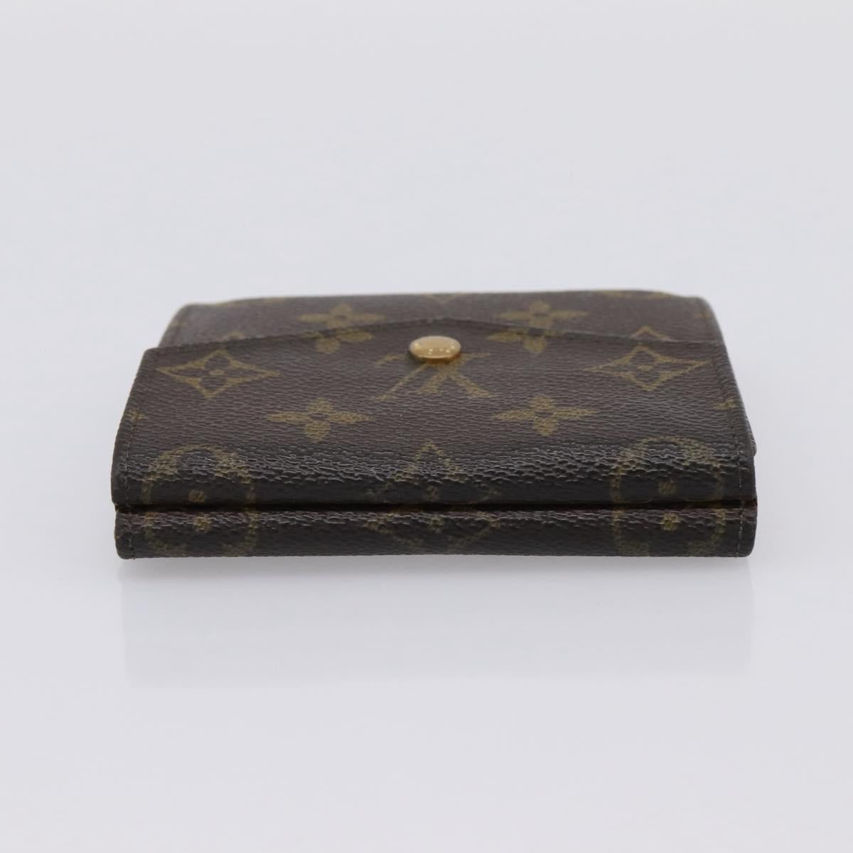 LOUIS VUITTON Monogram Porte Monnaie Bier Cartes Crdit M61660 LV Auth BA15264