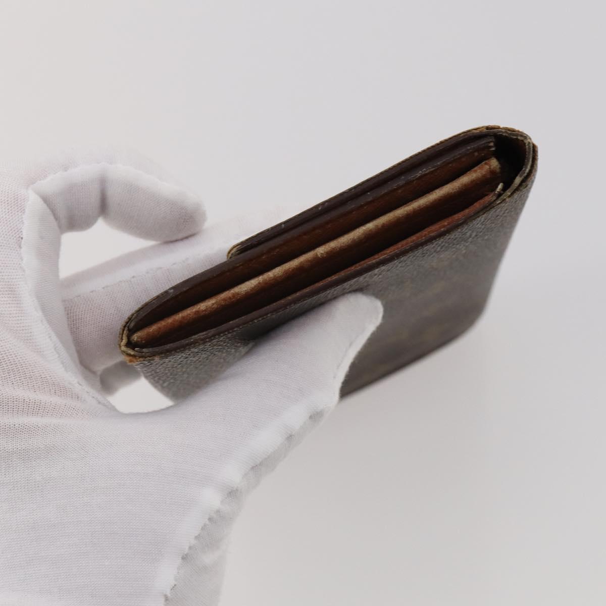 LOUIS VUITTON Monogram Damier Ebene Wallet 4 Set LV Auth BA15269
