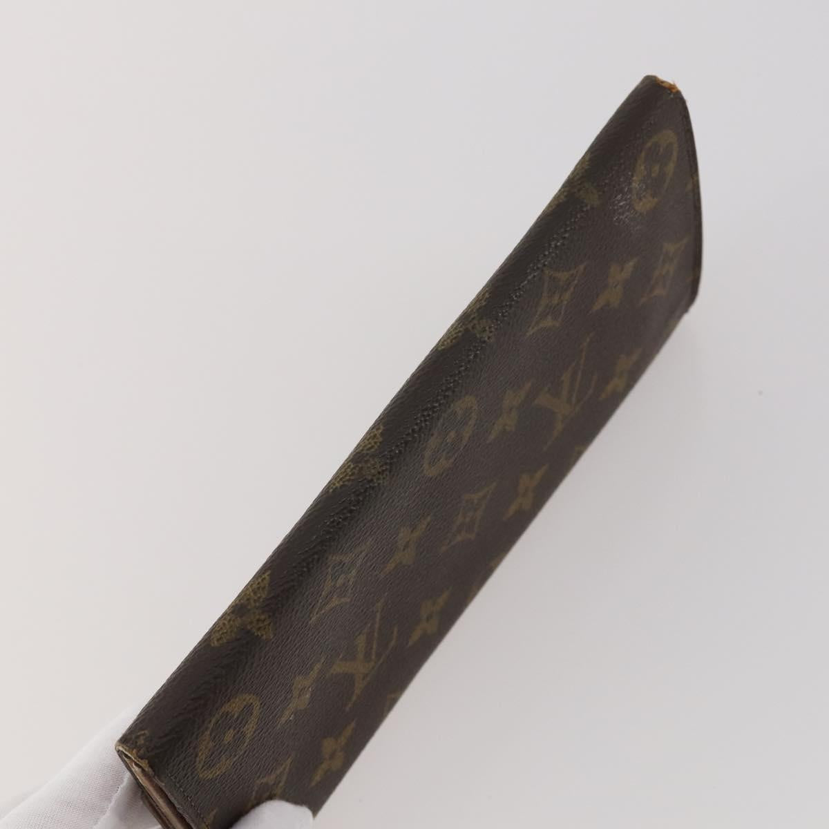 LOUIS VUITTON Monogram Damier Ebene Wallet 4 Set LV Auth BA15269