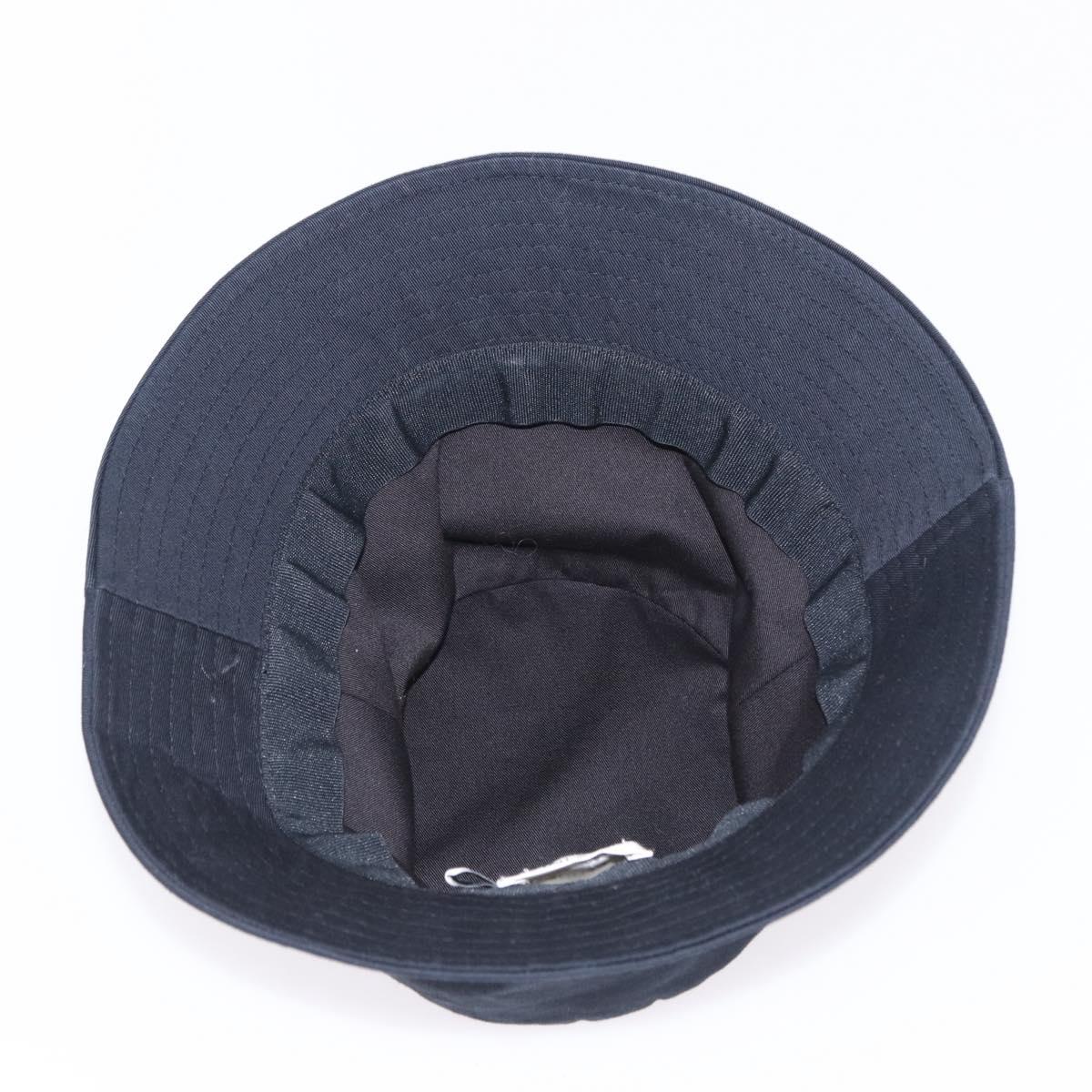 CELINE Bucket Hat Cotton M Black Auth BA15276M