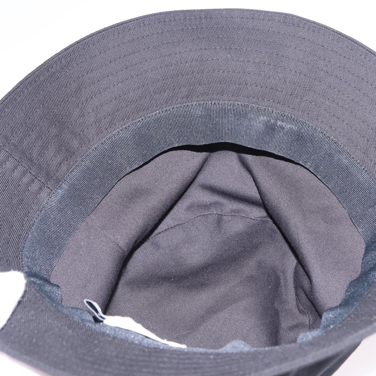 CELINE Bucket Hat Cotton M Black Auth BA15277M