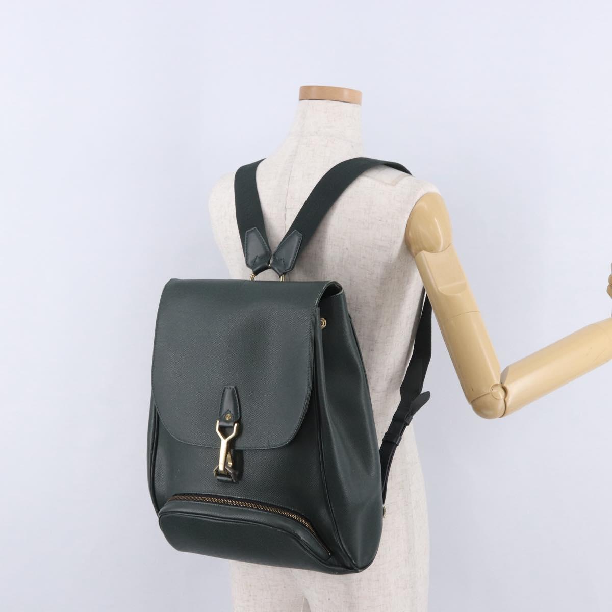 LOUIS VUITTON Taiga Cashier Backpack Epicea M30174 LV Auth BA15291