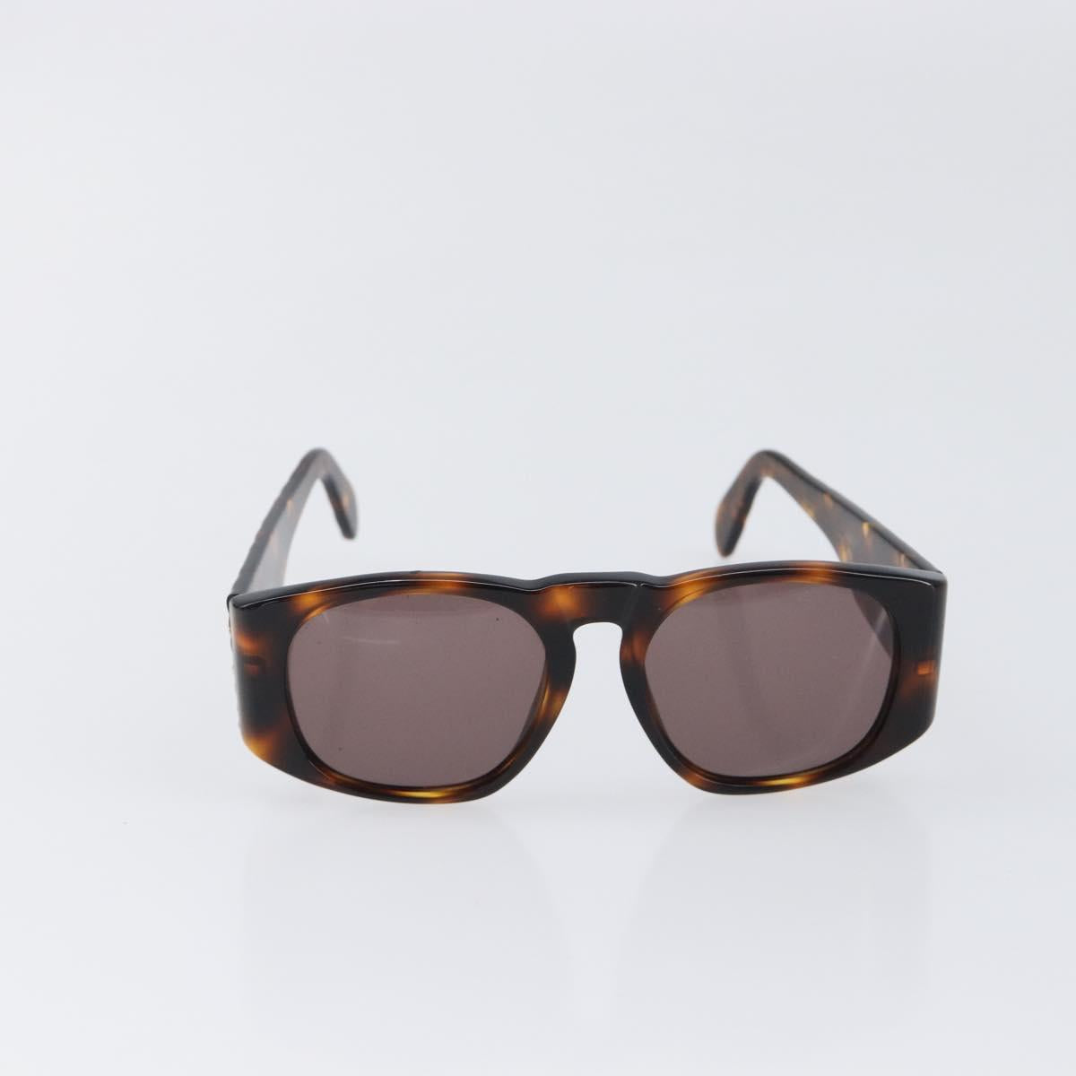 CHANEL Tortoise Pattern Sunglasses Plastic Brown Gold CC Auth BA15309
