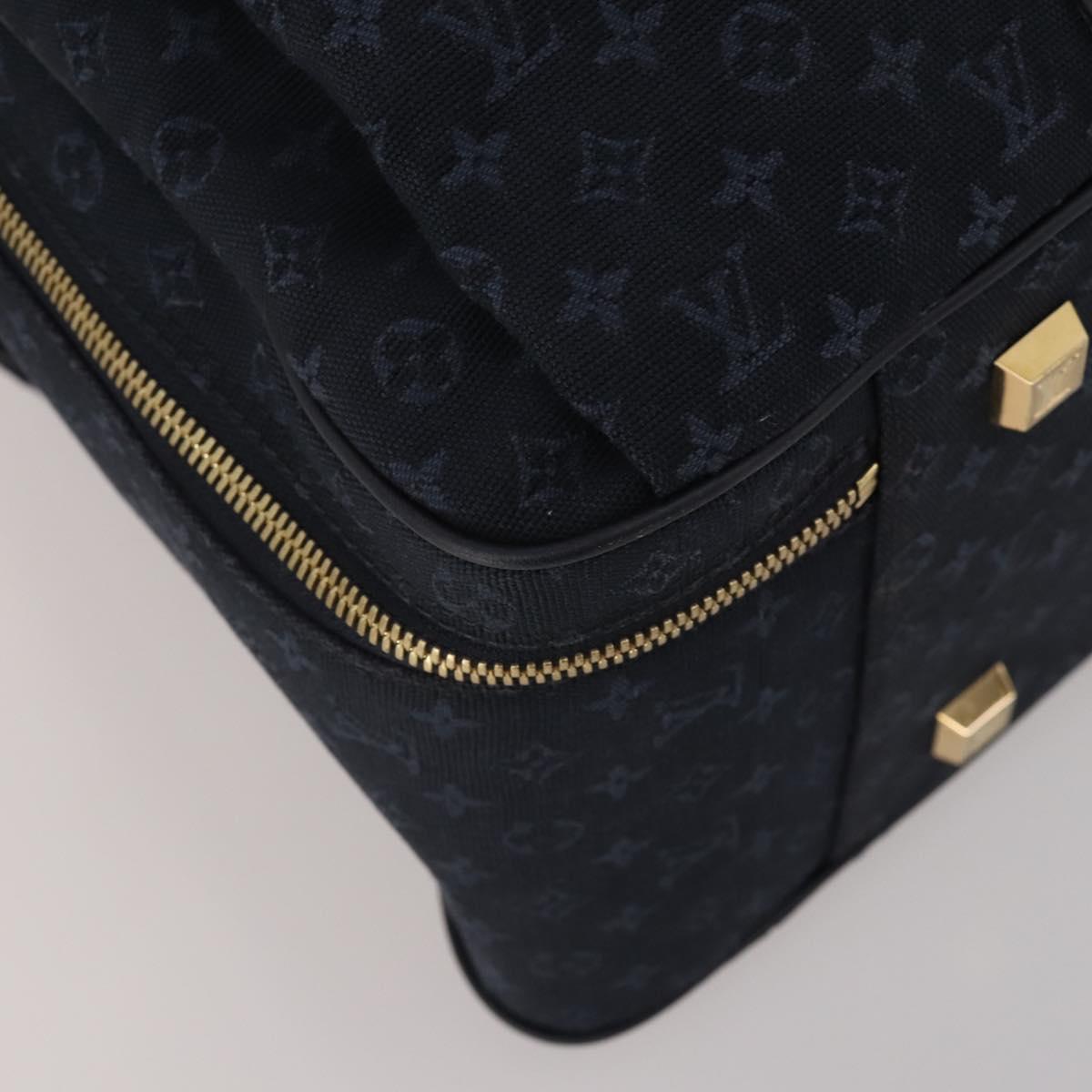 LOUIS VUITTON Monogram Mini Claudine Boston Bag TST Blue M42331 LV Auth BA15312