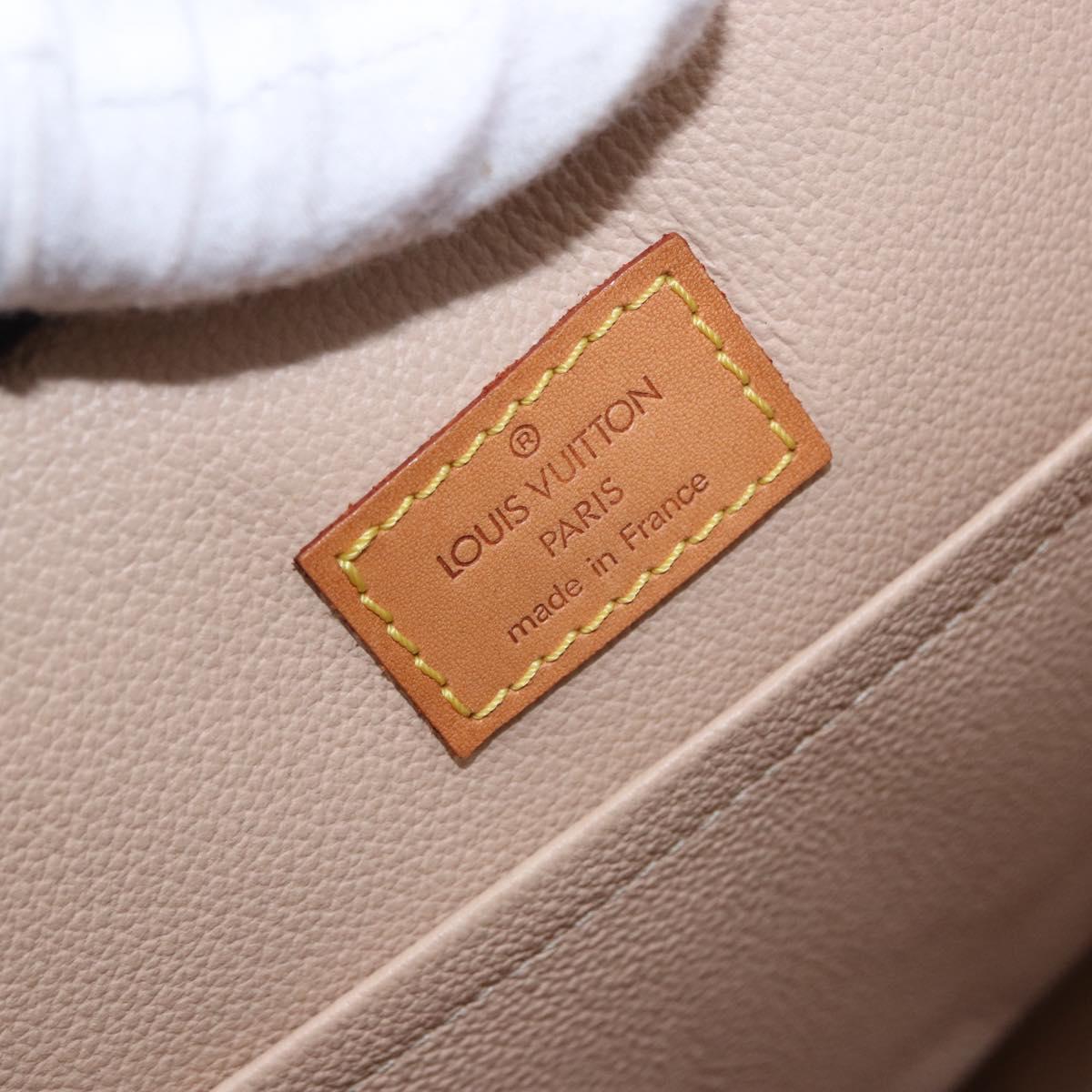 LOUIS VUITTON Monogram Sac Plat Hand Bag M51140 LV Auth BA15315V