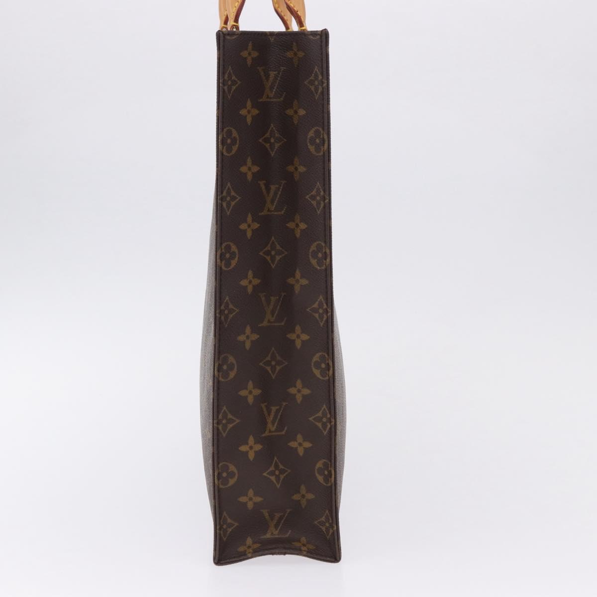 LOUIS VUITTON Monogram Sac Plat Hand Bag M51140 LV Auth BA15315V