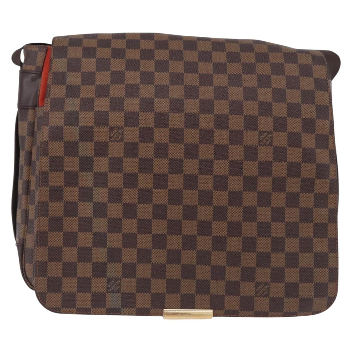 LOUIS VUITTON Damier Ebene Bastille Shoulder Bag N45258 LV Auth BA15323