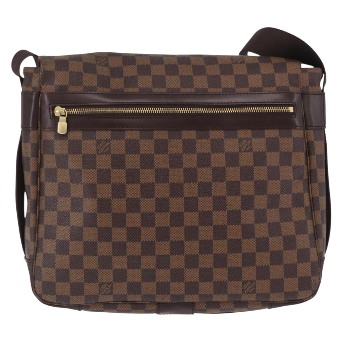 LOUIS VUITTON Damier Ebene Bastille Shoulder Bag N45258 LV Auth BA15323