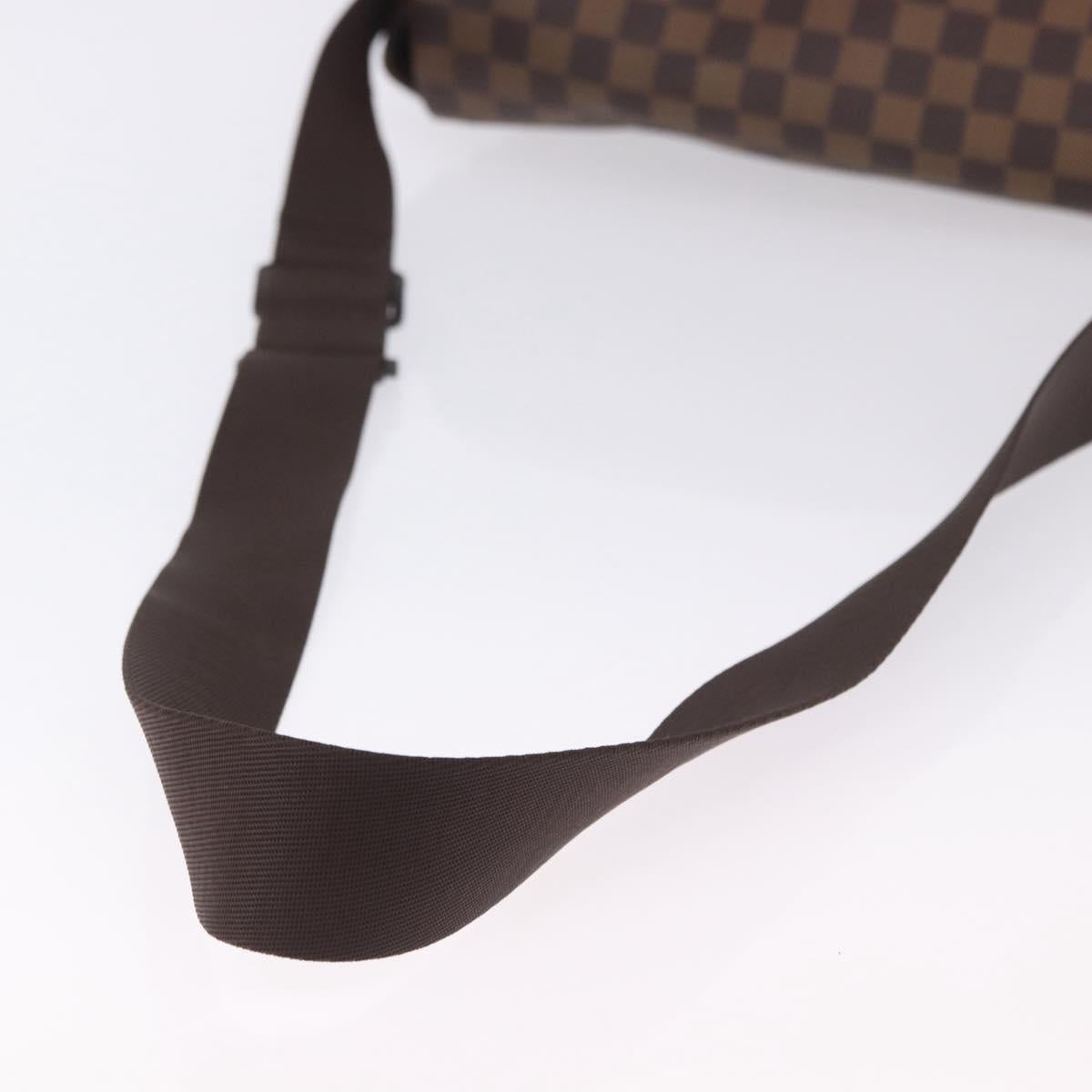 LOUIS VUITTON Damier Ebene Bastille Shoulder Bag N45258 LV Auth BA15323