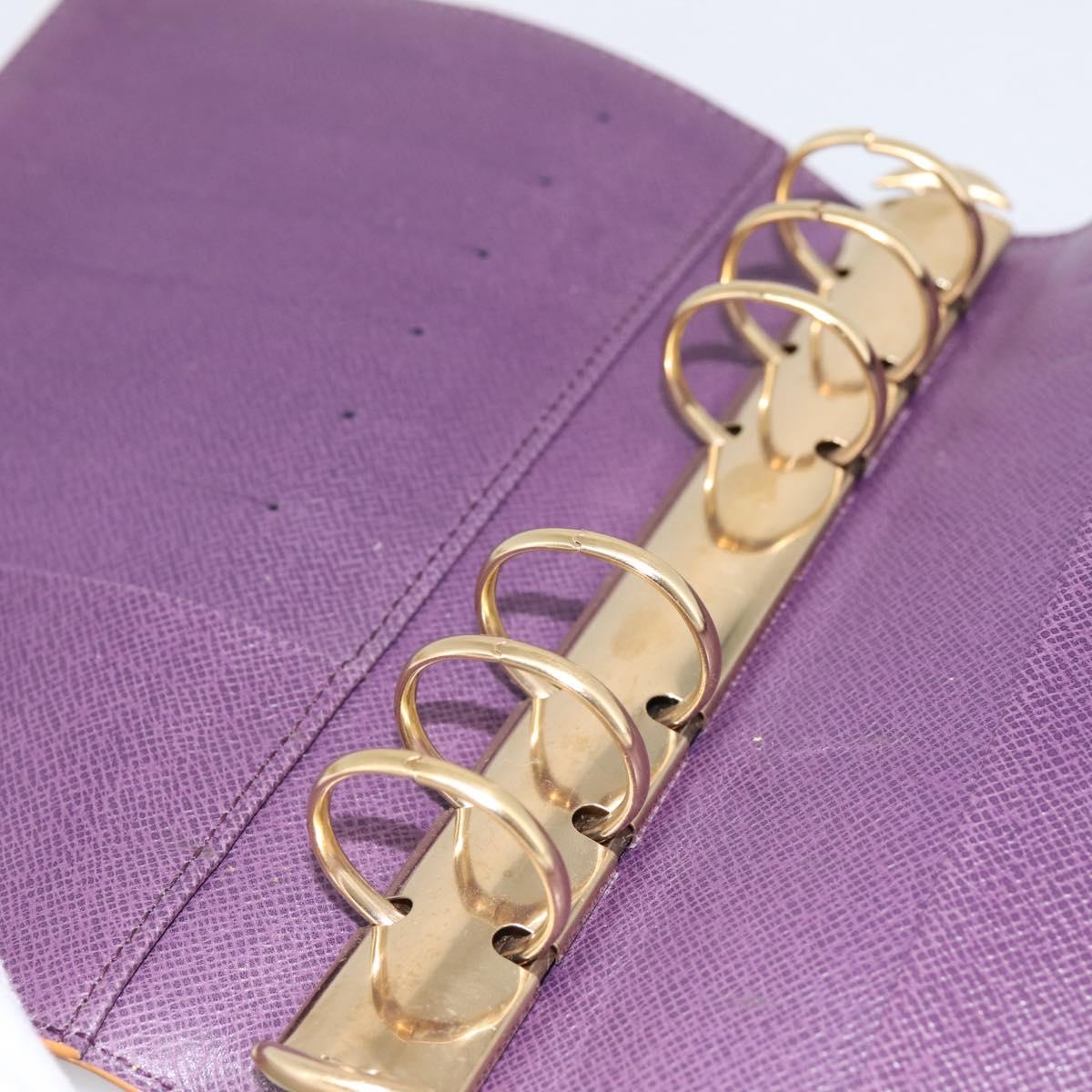 LOUIS VUITTON Epi Agenda MM Day Planner Cover Yellow R20049 LV Auth BA15337