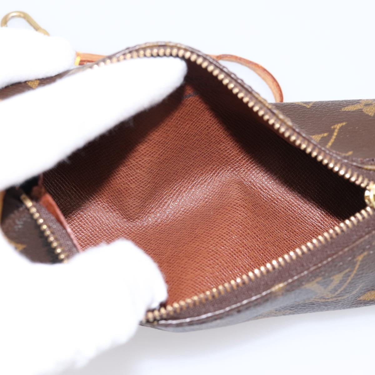 LOUIS VUITTON Monogram Papillon Pouch LV Auth BA15340