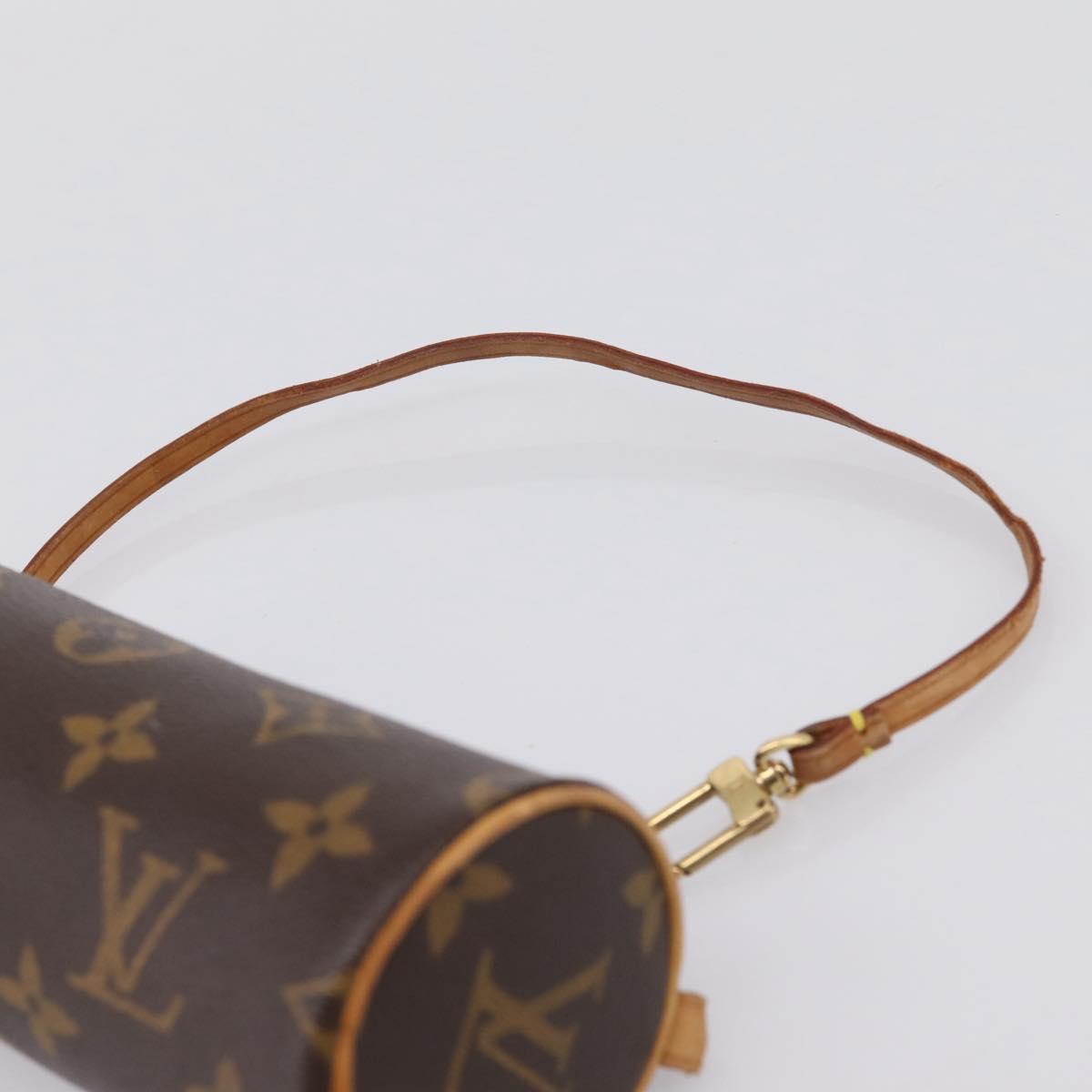 LOUIS VUITTON Monogram Papillon Pouch LV Auth BA15340
