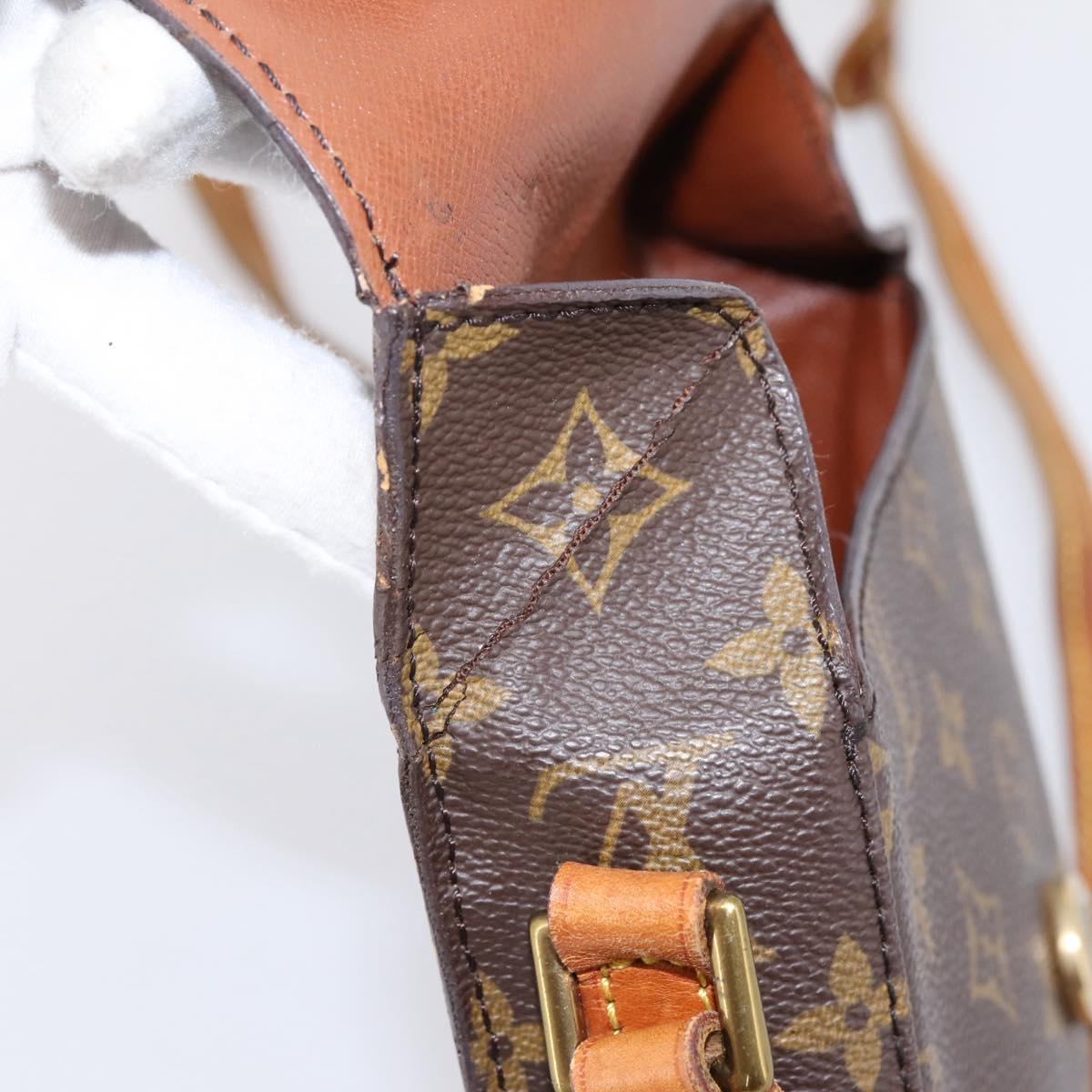LOUIS VUITTON Monogram Saint Cloud PM Shoulder Bag M51244 LV Auth BA15343