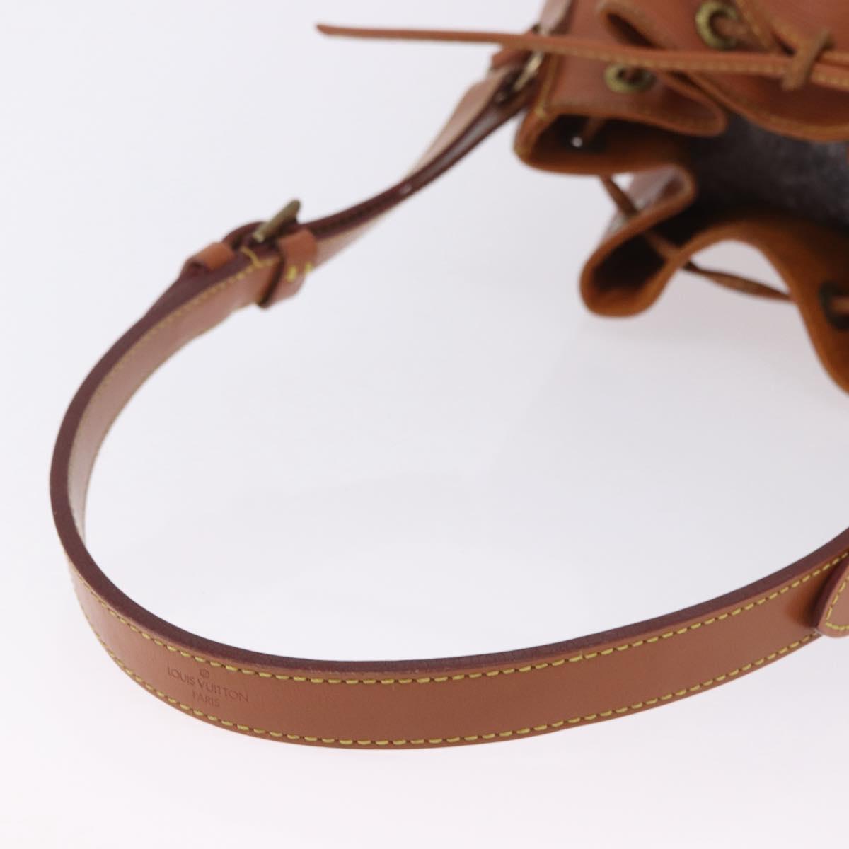 LOUIS VUITTON Epi Noe Shoulder Bag Brown M44008 LV Auth BA15348