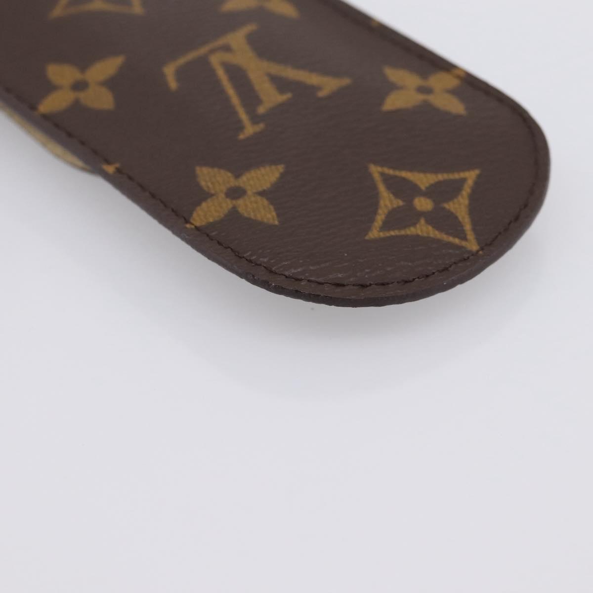 LOUIS VUITTON Monogram Etui Stilo Pen Case M62990 LV Auth BA15355