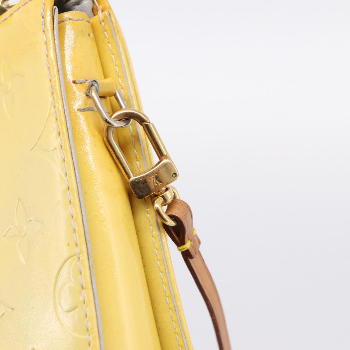 LOUIS VUITTON Monogram Vernis Motto Accessory Pouch Gris M91030 LV Auth BA15359