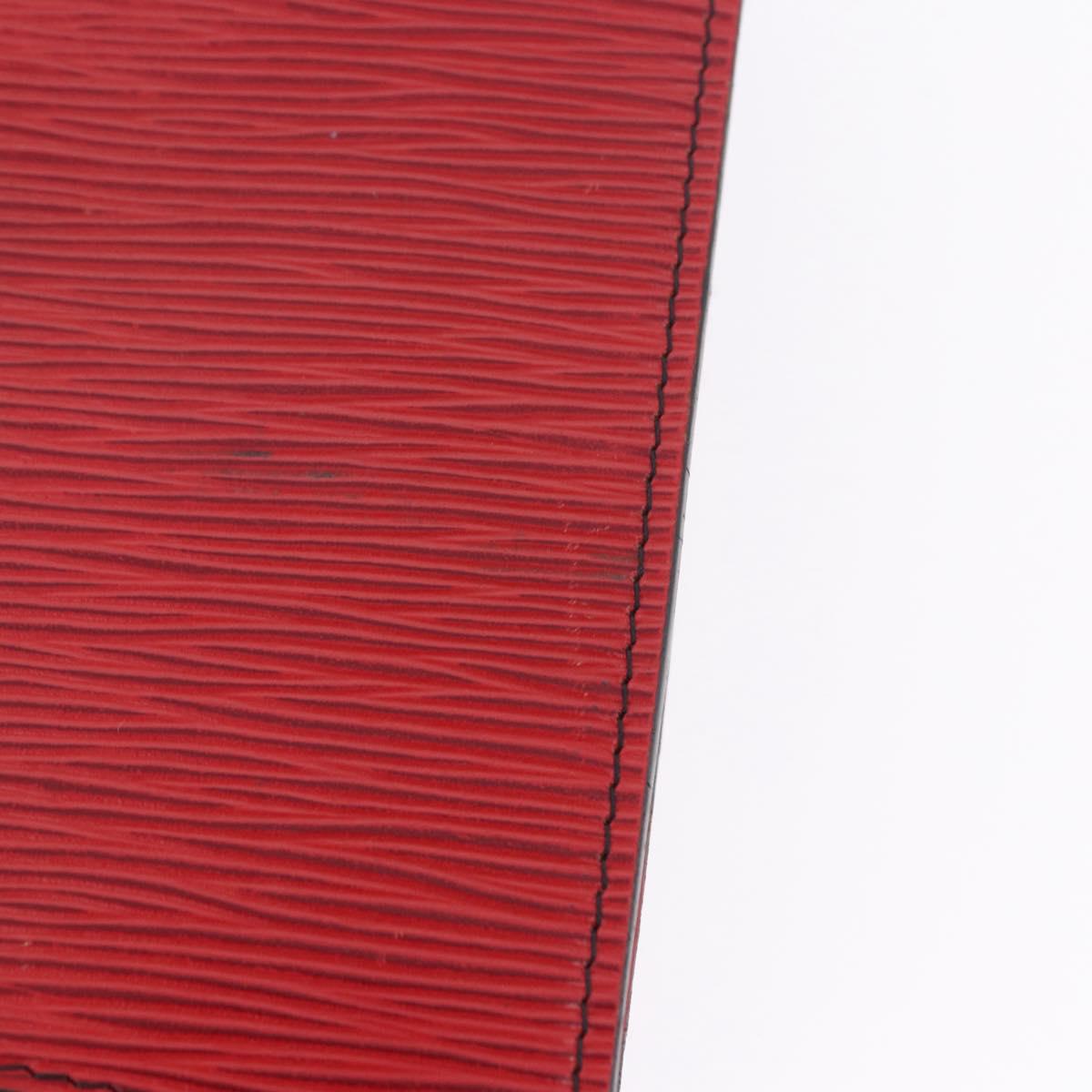 LOUIS VUITTON Epi Montaigne 27 Clutch Bag Red M52657 LV Auth BA15360