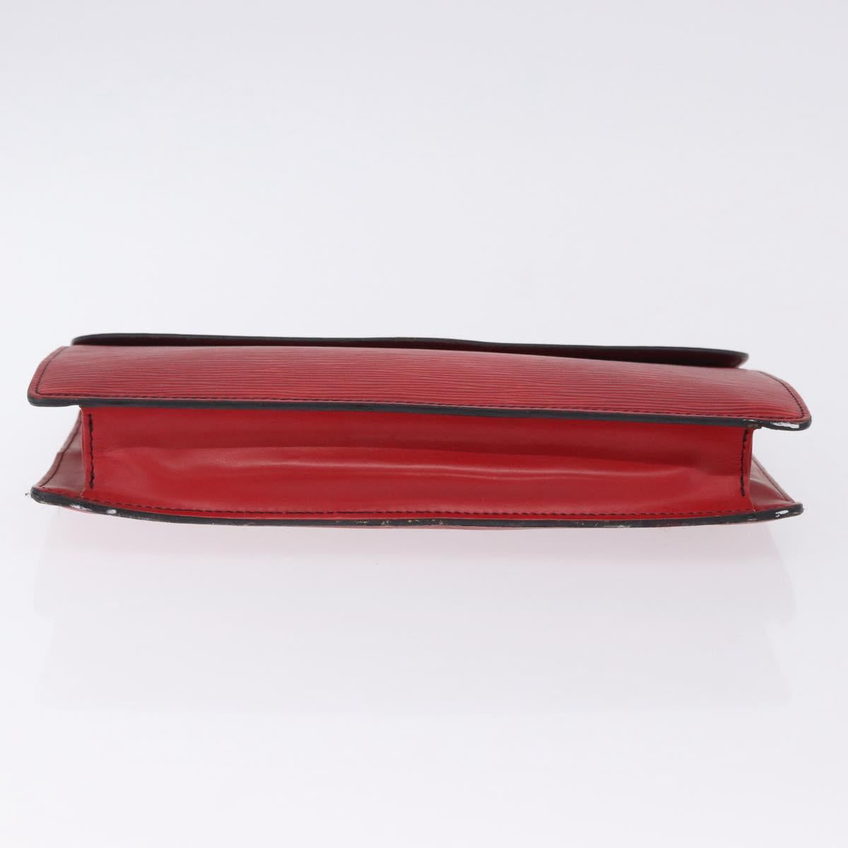 LOUIS VUITTON Epi Montaigne 27 Clutch Bag Red M52657 LV Auth BA15360