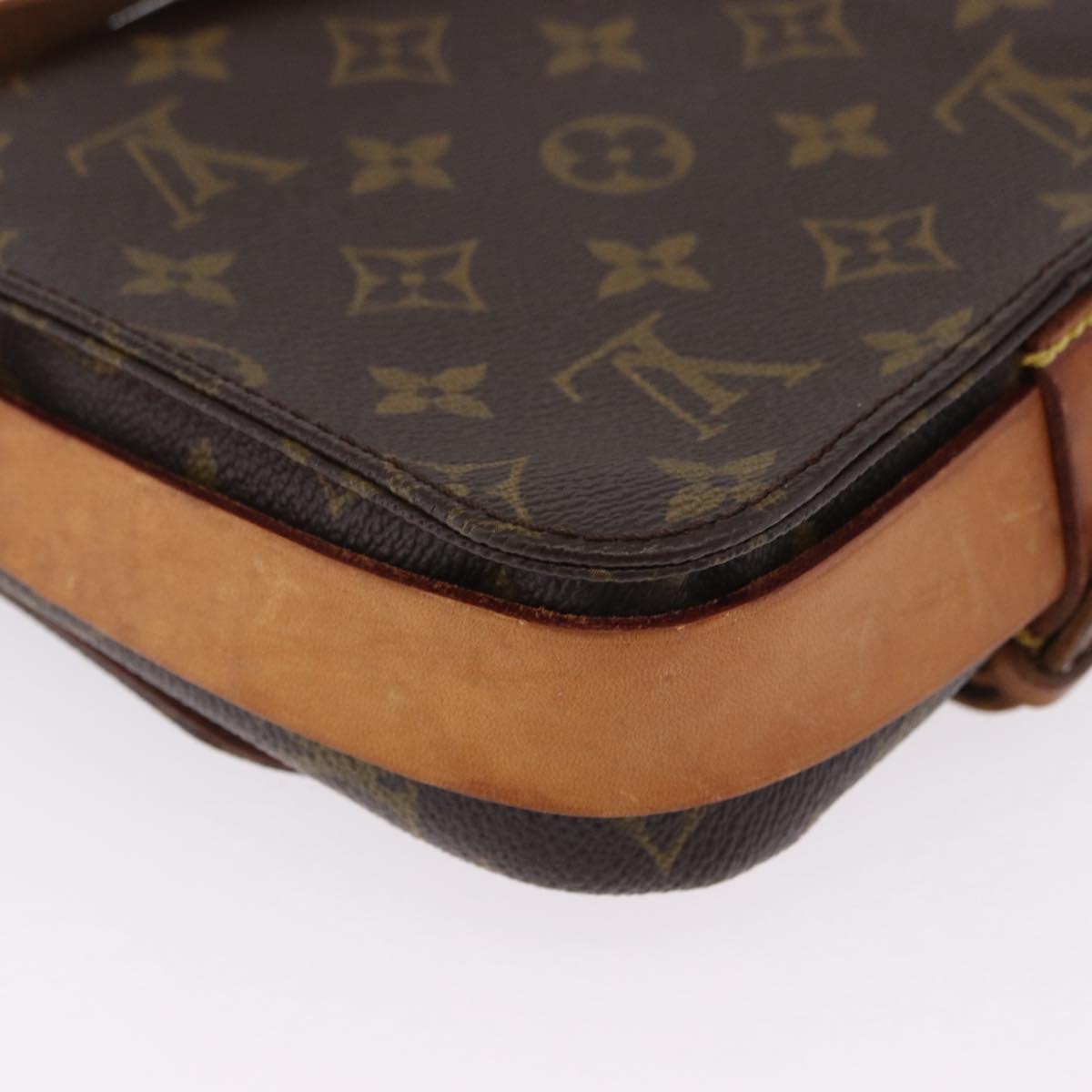 LOUIS VUITTON Monogram Cartouchiere PM Shoulder Bag M51254 LV Auth BA15365