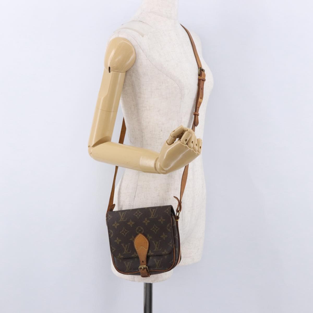 LOUIS VUITTON Monogram Cartouchiere PM Shoulder Bag M51254 LV Auth BA15365