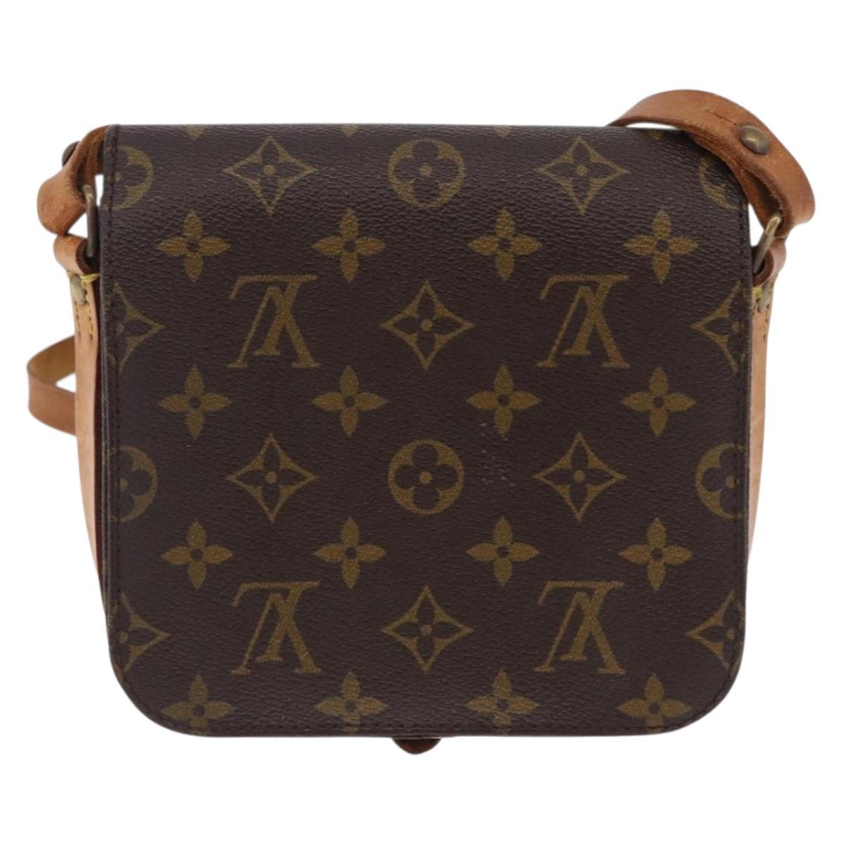 LOUIS VUITTON Monogram Cartouchiere PM Shoulder Bag M51254 LV Auth BA15365