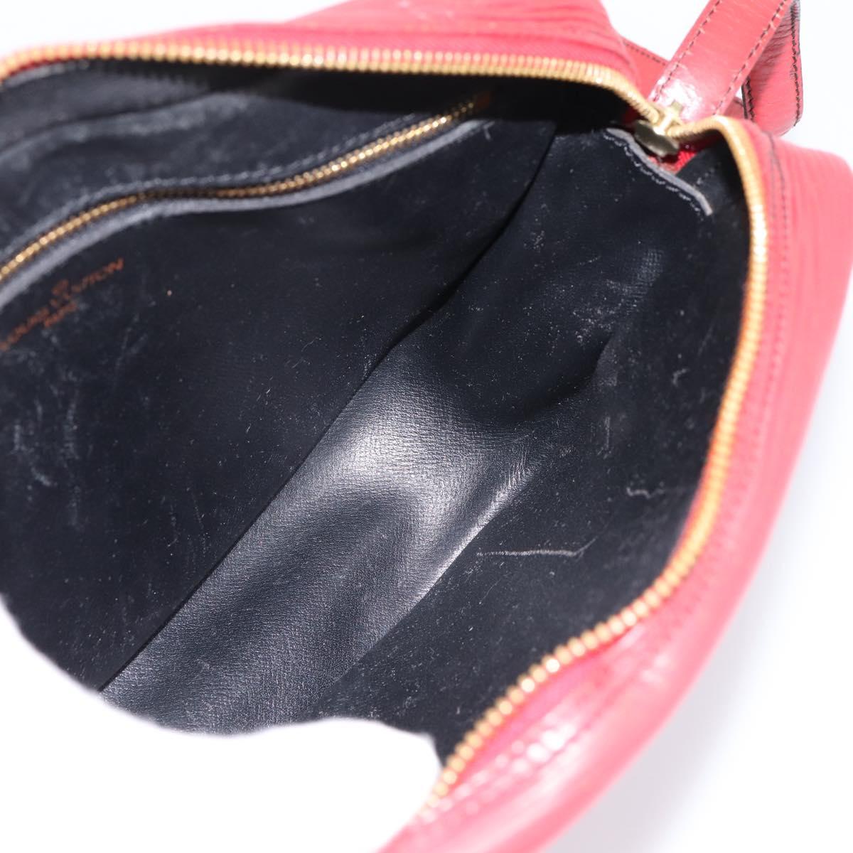 LOUIS VUITTON Epi June Feuille Shoulder Bag Red M52157 LV Auth BA15370