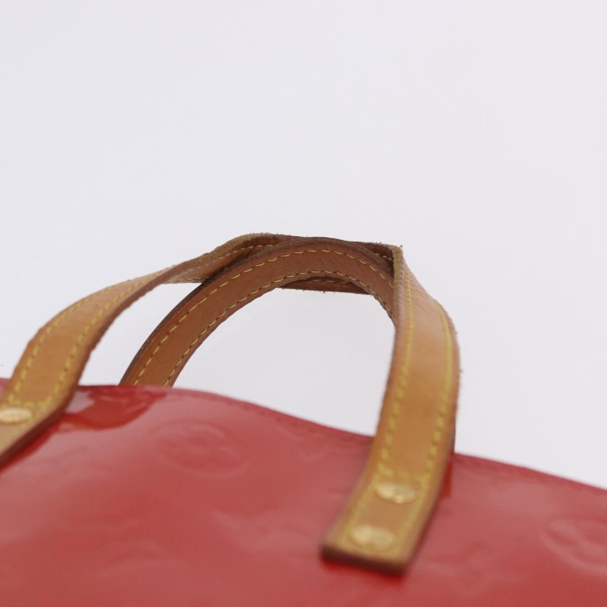 LOUIS VUITTON Monogram Vernis Reade PM Hand Bag Fran Boise M9132F Auth BA15385