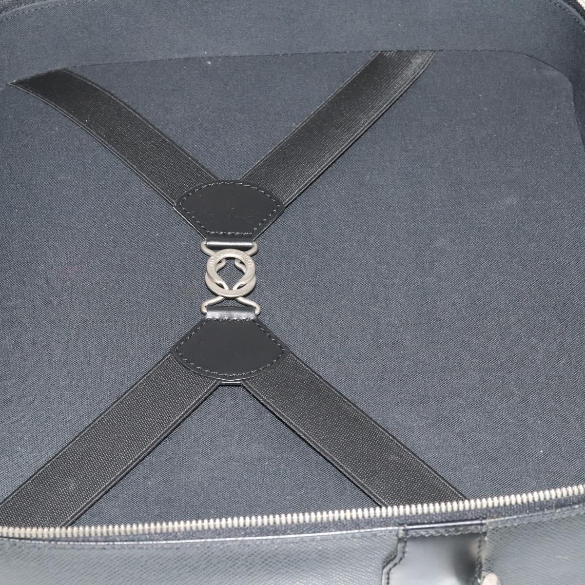 LOUIS VUITTON Taiga Tula Shoulder Bag Black M30762 LV Auth BA15403