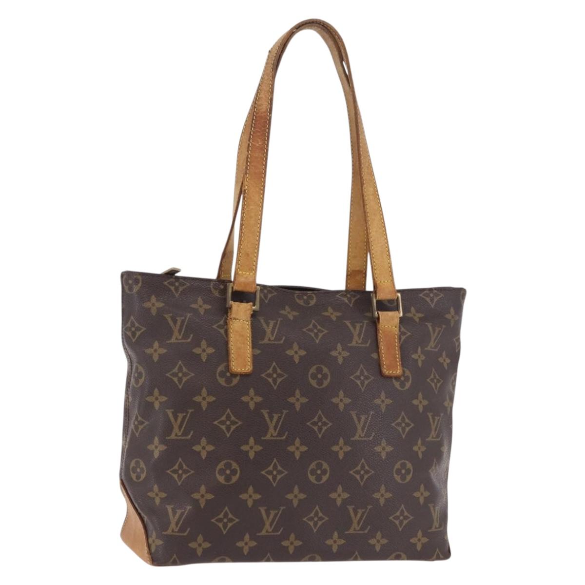 LOUIS VUITTON Monogram Cabas Piano Tote Bag M51148 LV Auth BA15405