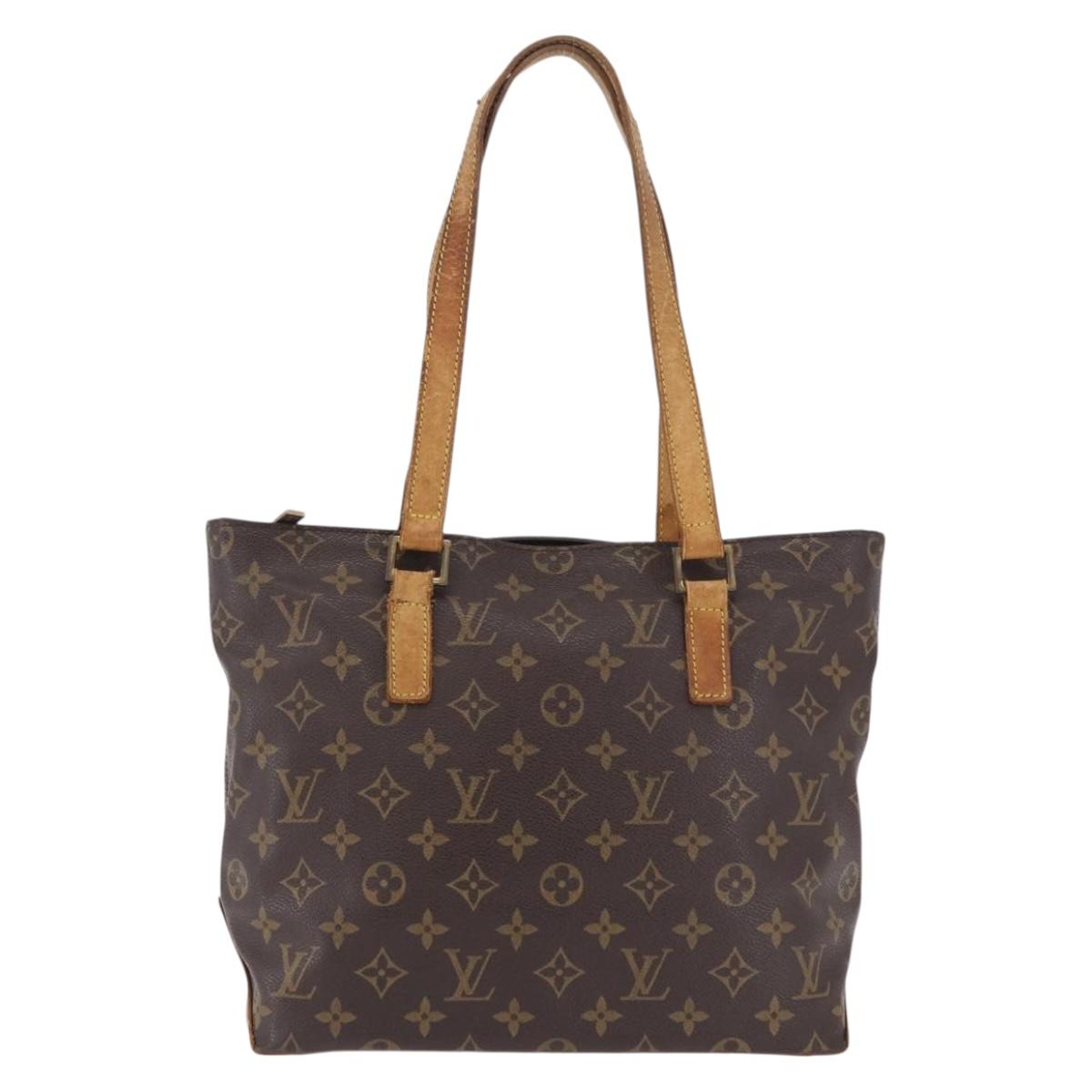 LOUIS VUITTON Monogram Cabas Piano Tote Bag M51148 LV Auth BA15405