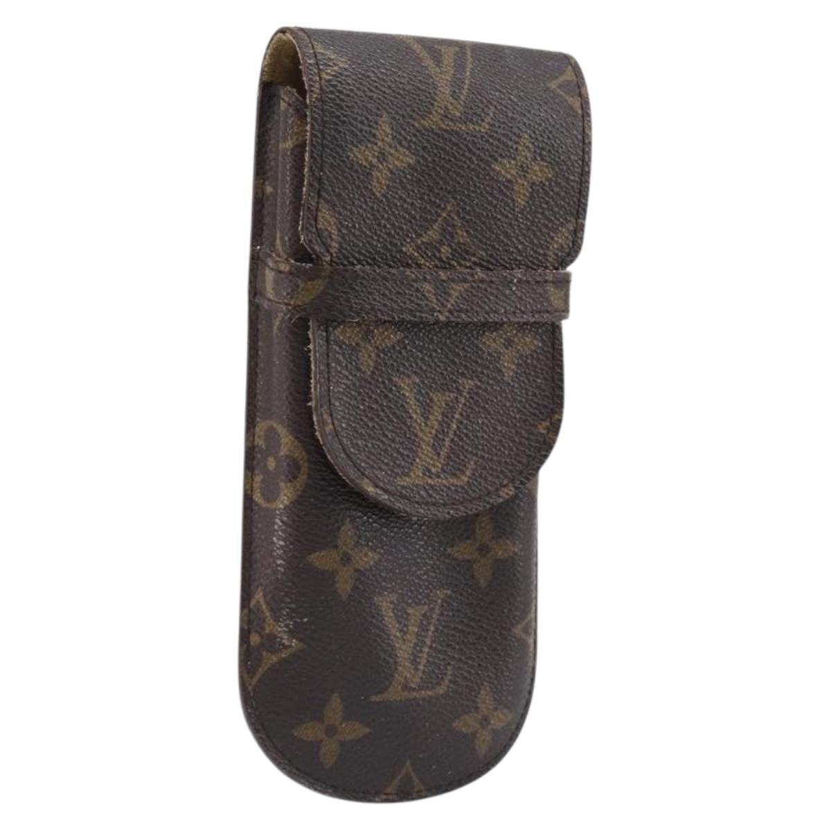 LOUIS VUITTON Monogram Etui a Lunettes Rabat Glasses Case M62970 LV Auth BA15413