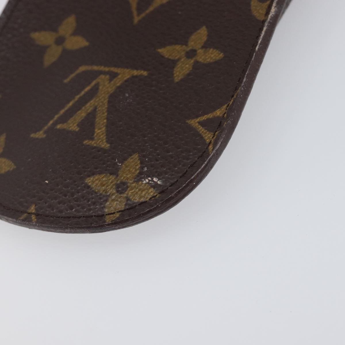 LOUIS VUITTON Monogram Etui a Lunettes Rabat Glasses Case M62970 LV Auth BA15413