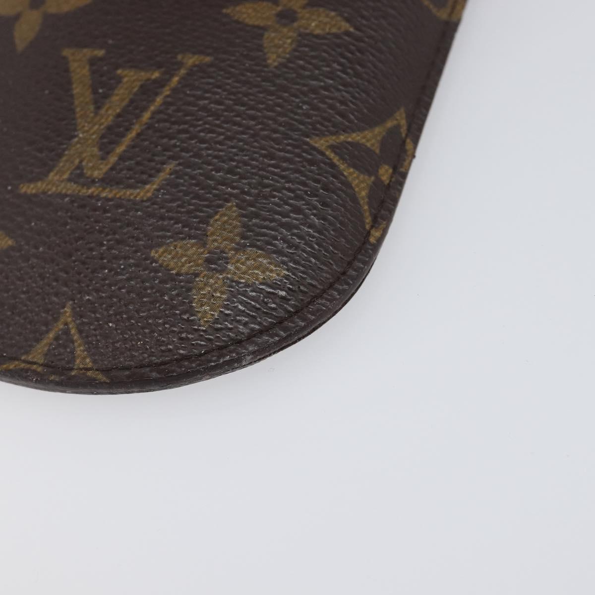 LOUIS VUITTON Monogram Etui a Lunettes Rabat Glasses Case M62970 LV Auth BA15413