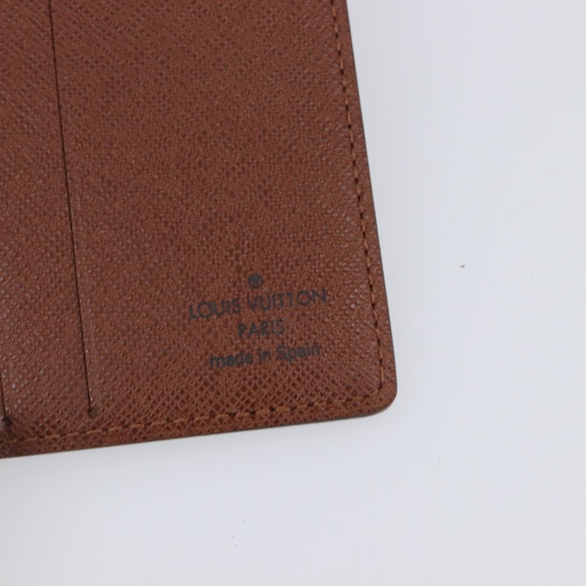 LOUIS VUITTON Monogram Porte Billets 6 Cartes Crdit Case M60929 LV Auth BA15414