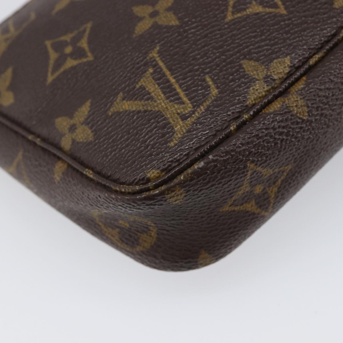 LOUIS VUITTON Monogram Pochette Accessoires Pouch M51980 LV Auth BA15426