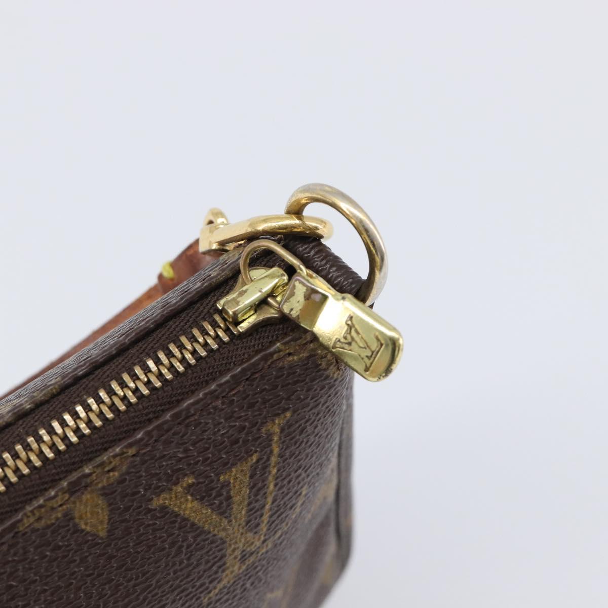 LOUIS VUITTON Monogram Pochette Accessoires Pouch M51980 LV Auth BA15426