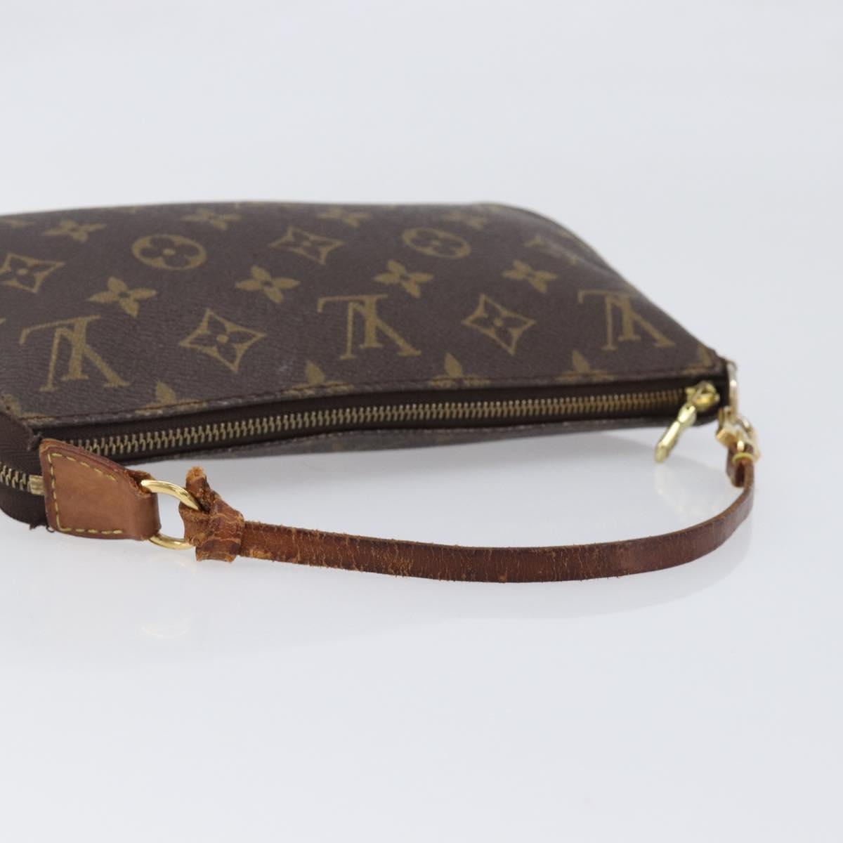 LOUIS VUITTON Monogram Pochette Accessoires Pouch M51980 LV Auth BA15426