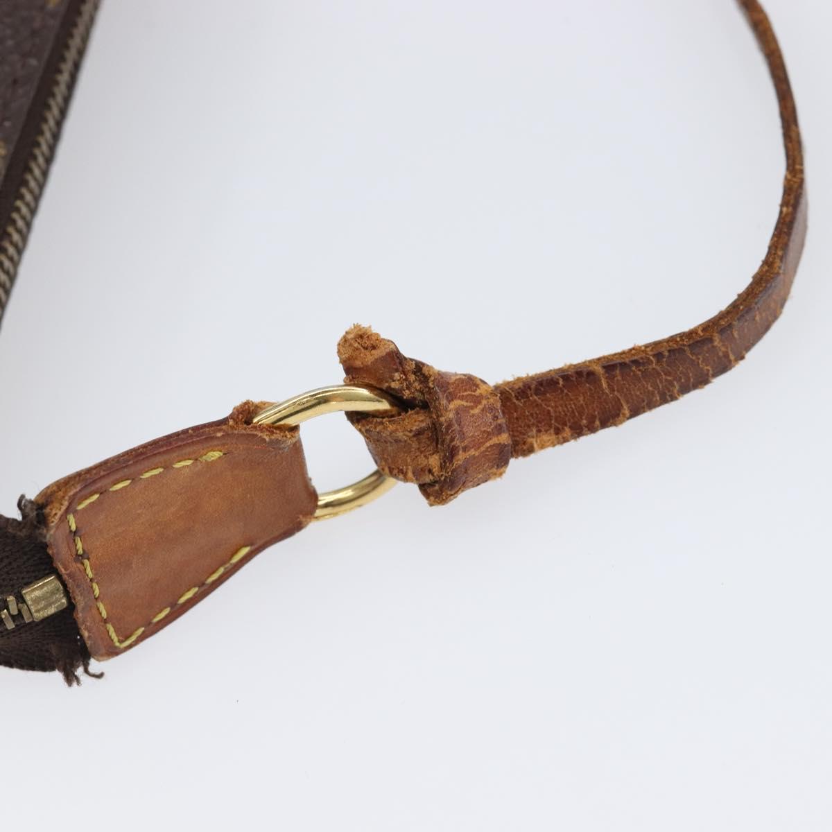 LOUIS VUITTON Monogram Pochette Accessoires Pouch M51980 LV Auth BA15426