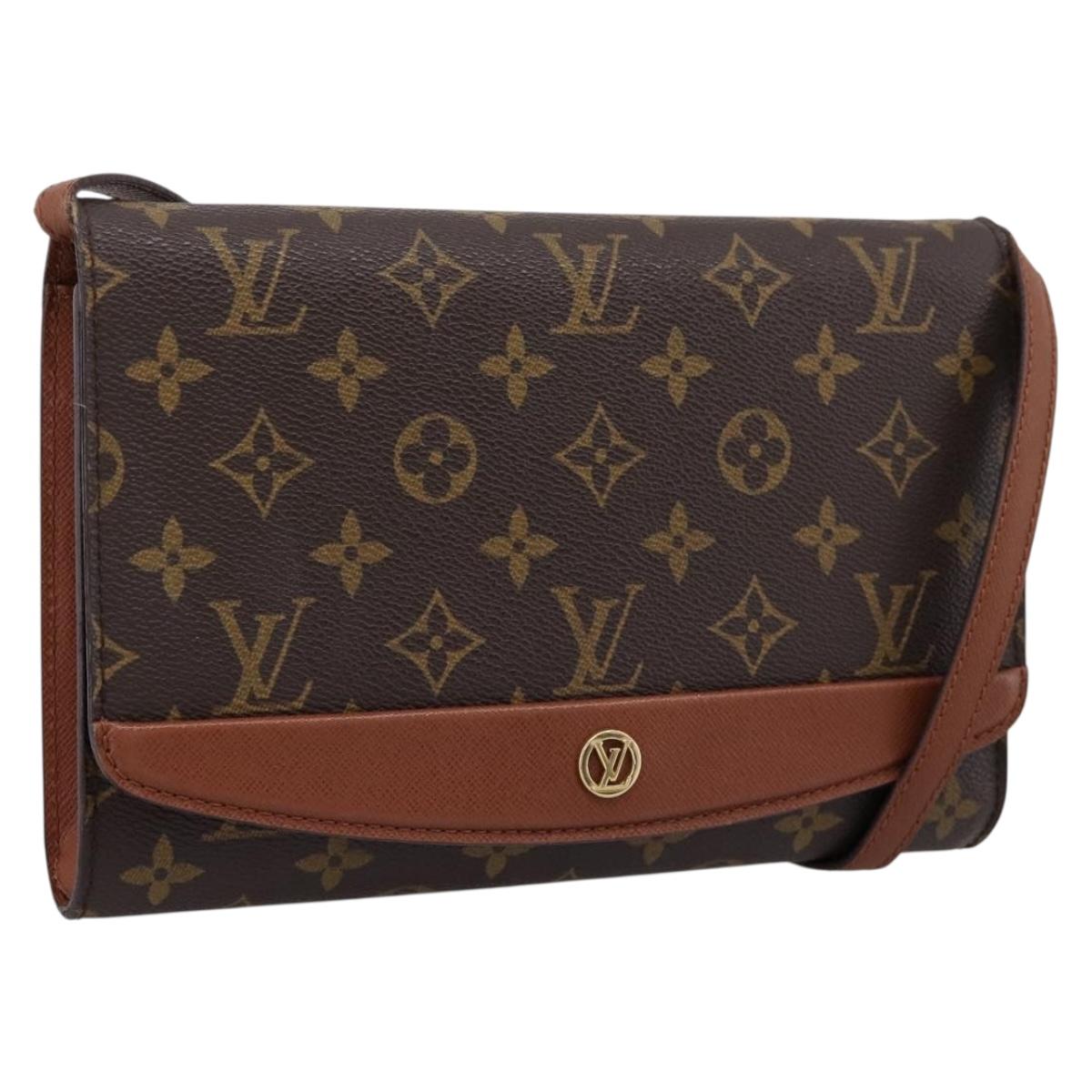 LOUIS VUITTON Monogram Bordeaux 24 Shoulder Bag M51798 LV Auth BA15427