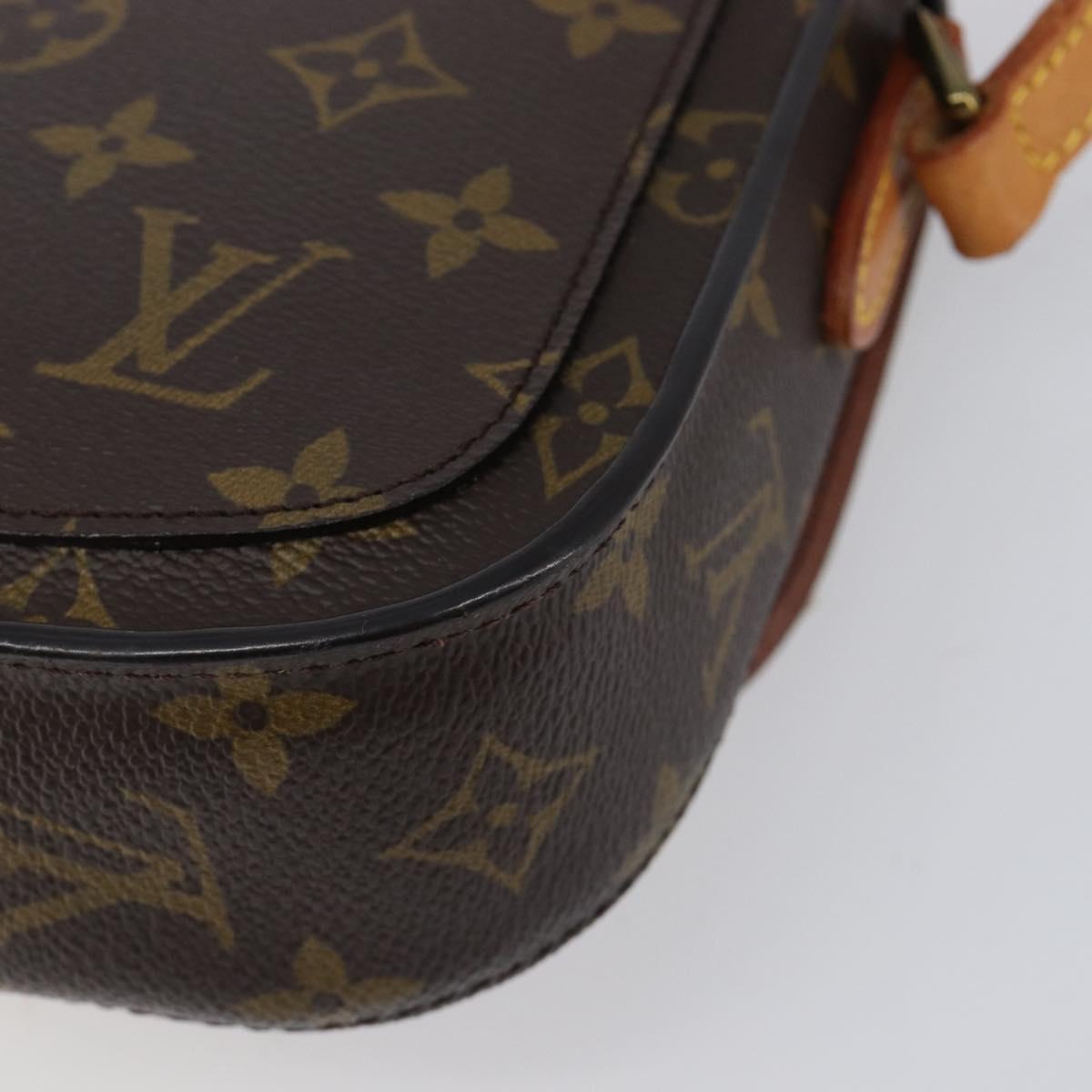 LOUIS VUITTON Monogram Saint Cloud PM Shoulder Bag M51244 LV Auth BA15431A