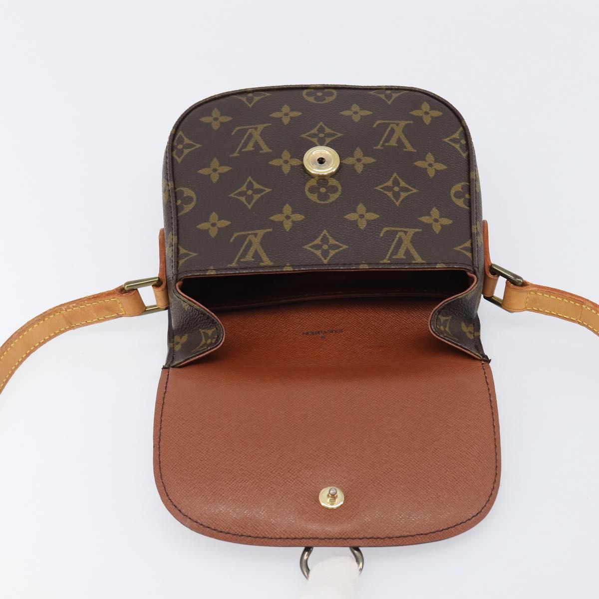 LOUIS VUITTON Monogram Saint Cloud PM Shoulder Bag M51244 LV Auth BA15431A