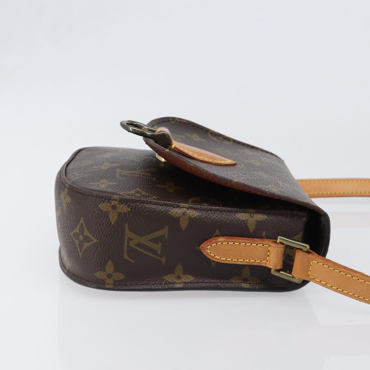 LOUIS VUITTON Monogram Saint Cloud PM Shoulder Bag M51244 LV Auth BA15431A