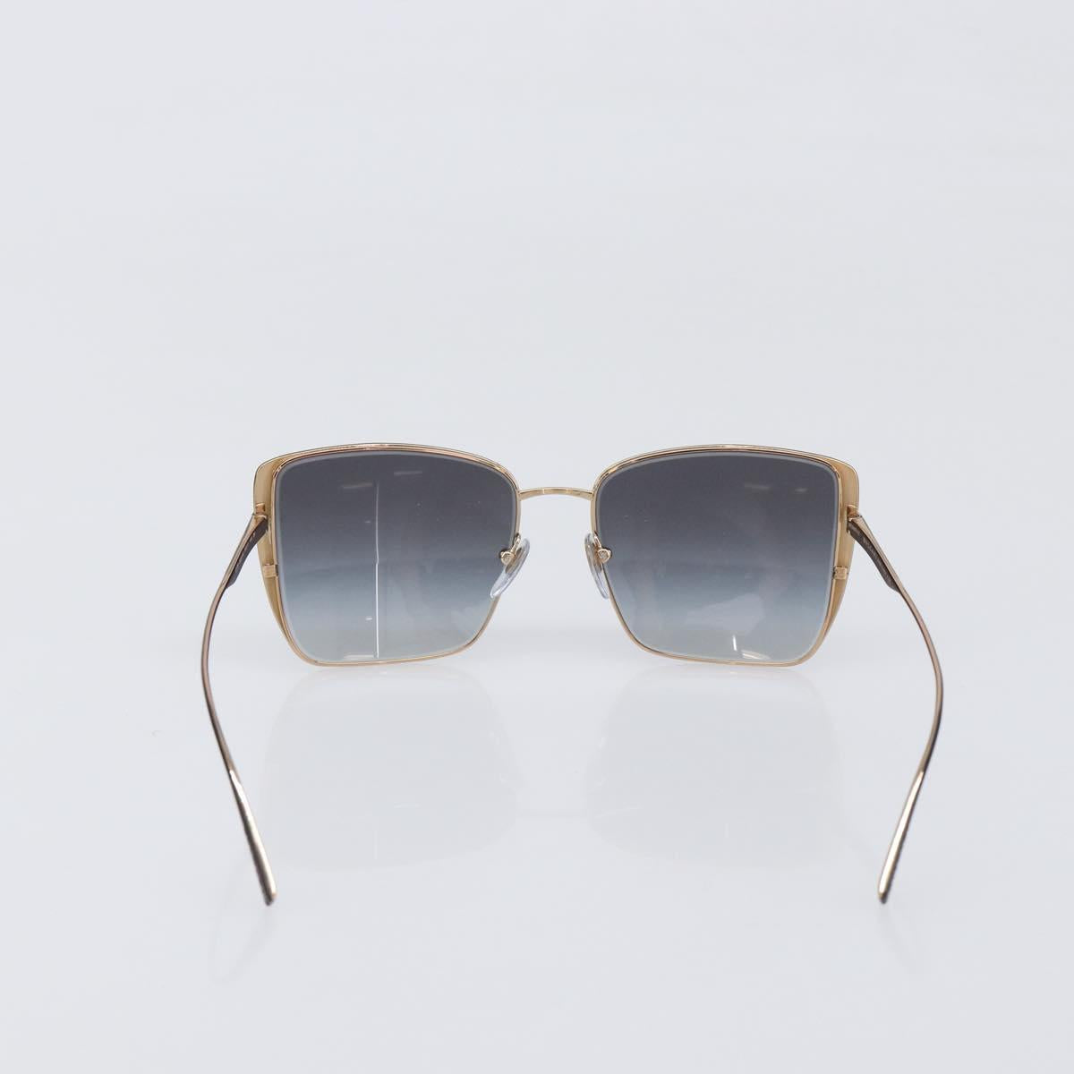 BVLGARI Sunglasses Plastic Black Gold Tone Auth BA15436V