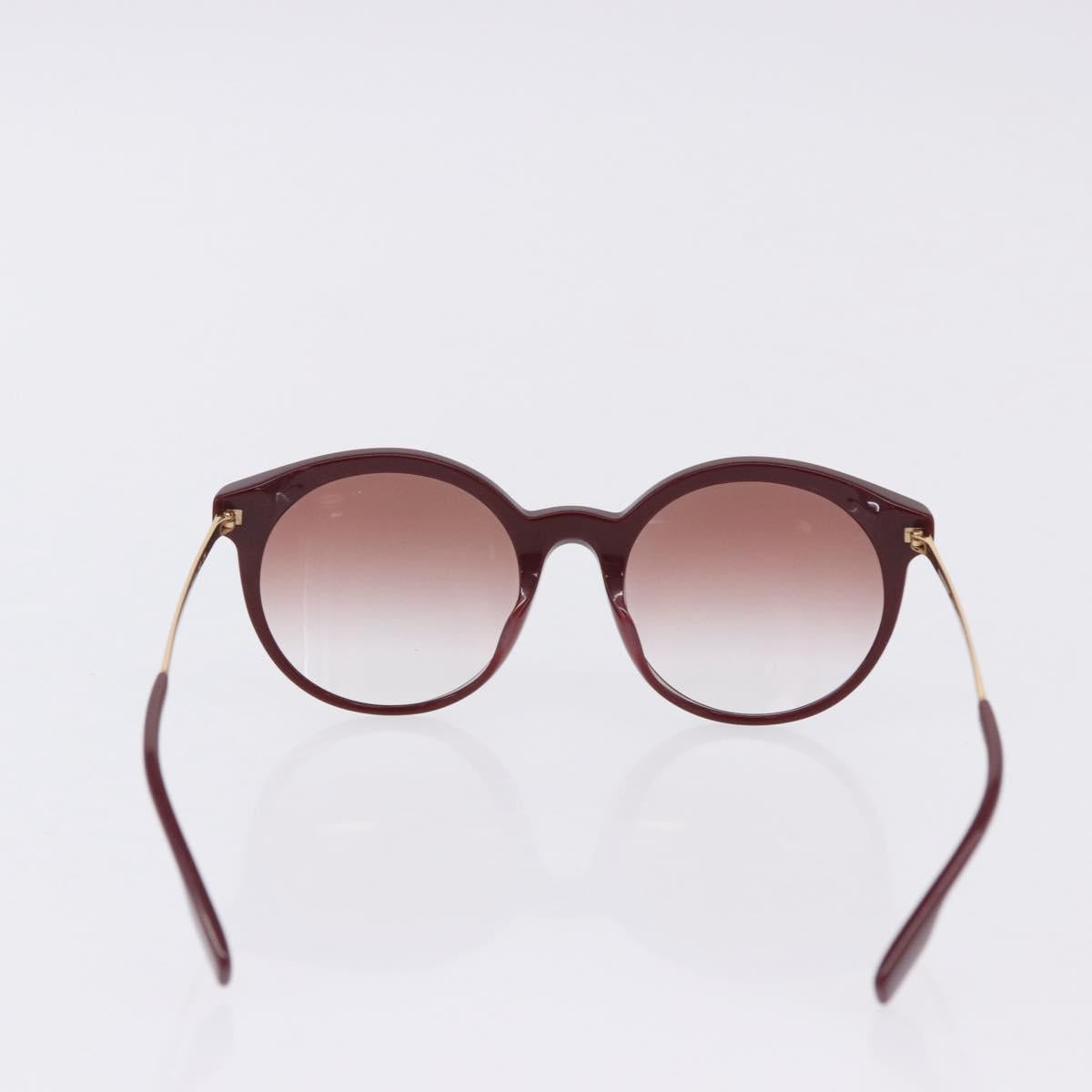 BURBERRY Sunglasses Plastic 2 Set Red Silver Gold Auth BA15437