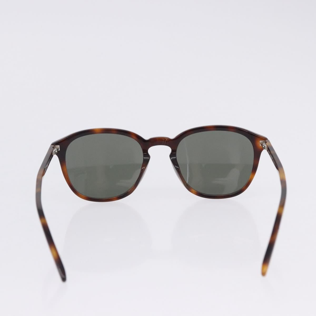 SAINT LAURENT Sunglasses Plastic 2 Set Brown Black Auth BA15438